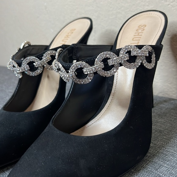 Schutz Black Pointy Heels - Picture 3 of 10